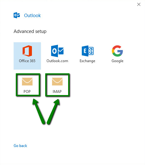 Cpanel Email Account Setup In Outlook 2019 Email Service