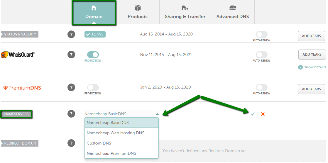 How To Change Dns For A Domain Change Nameservers Namecheap Images, Photos, Reviews