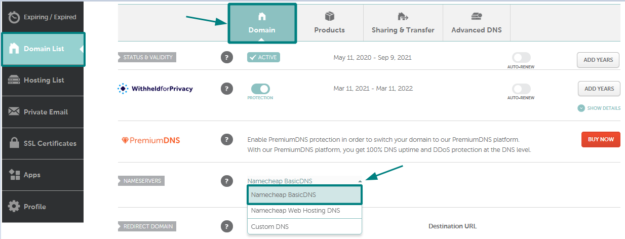 Why can't I modify Domain Redirect, and Host Records in Namecheap account? - Domains - Namecheap.com