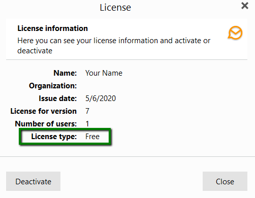 em client free licence