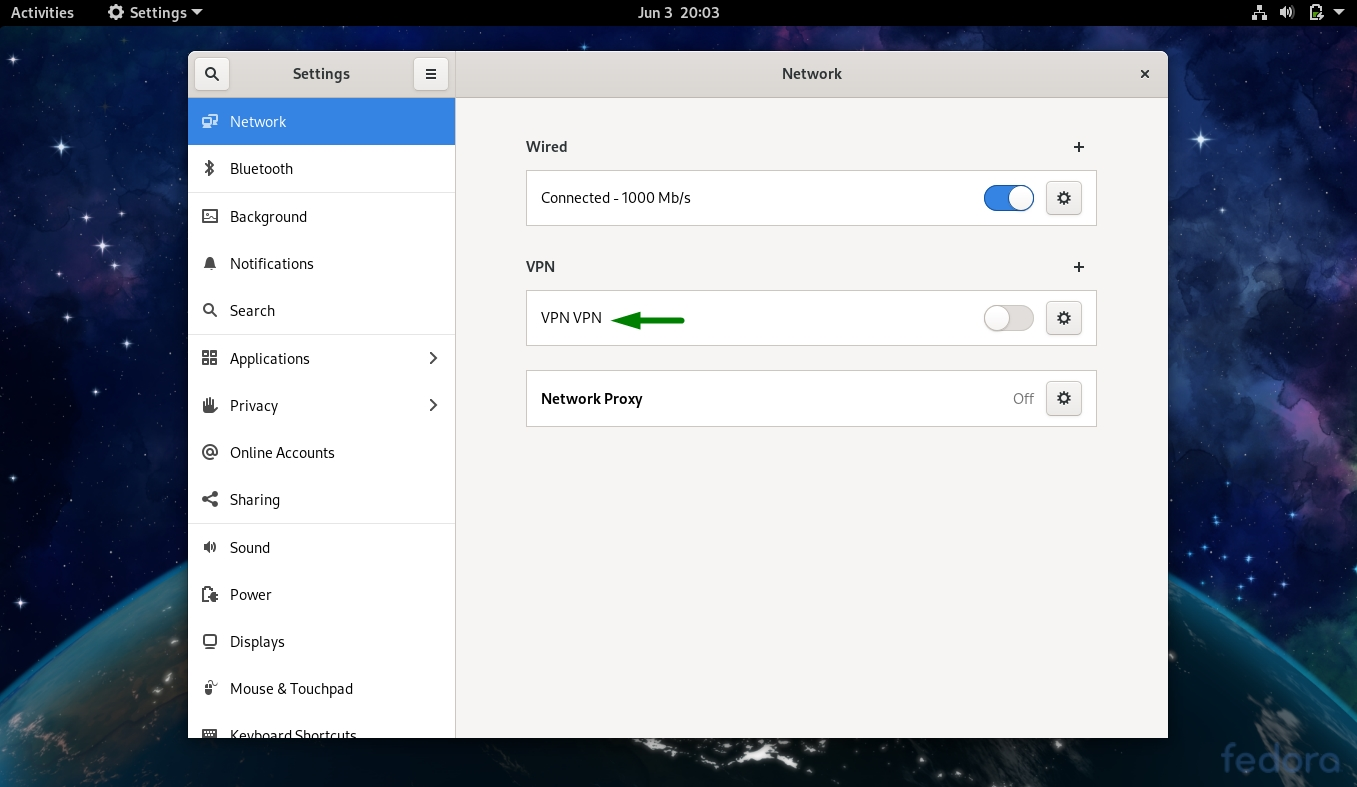 how to install vpn client on fedora