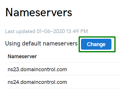 using plesk with godaddy registered domains