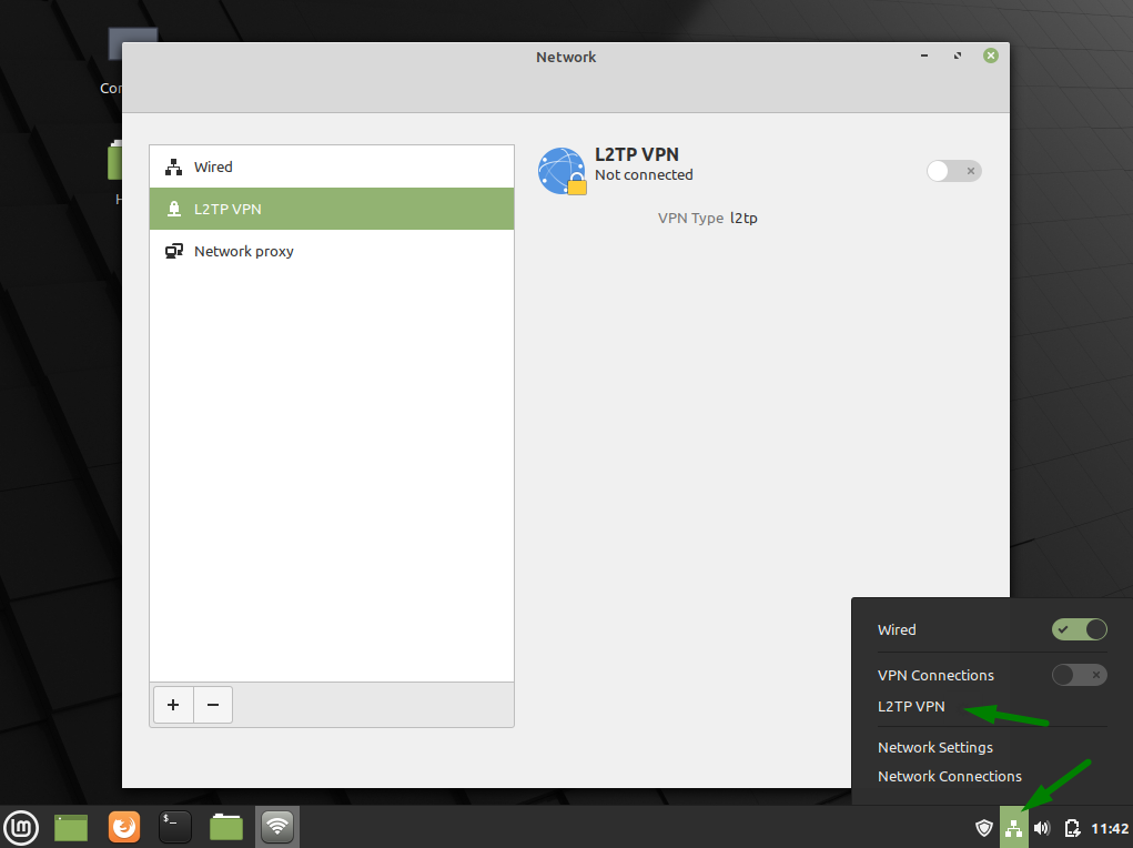 Linux mint настройка vpn