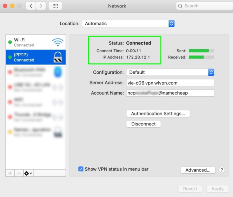 pptp remote desktop connection mac
