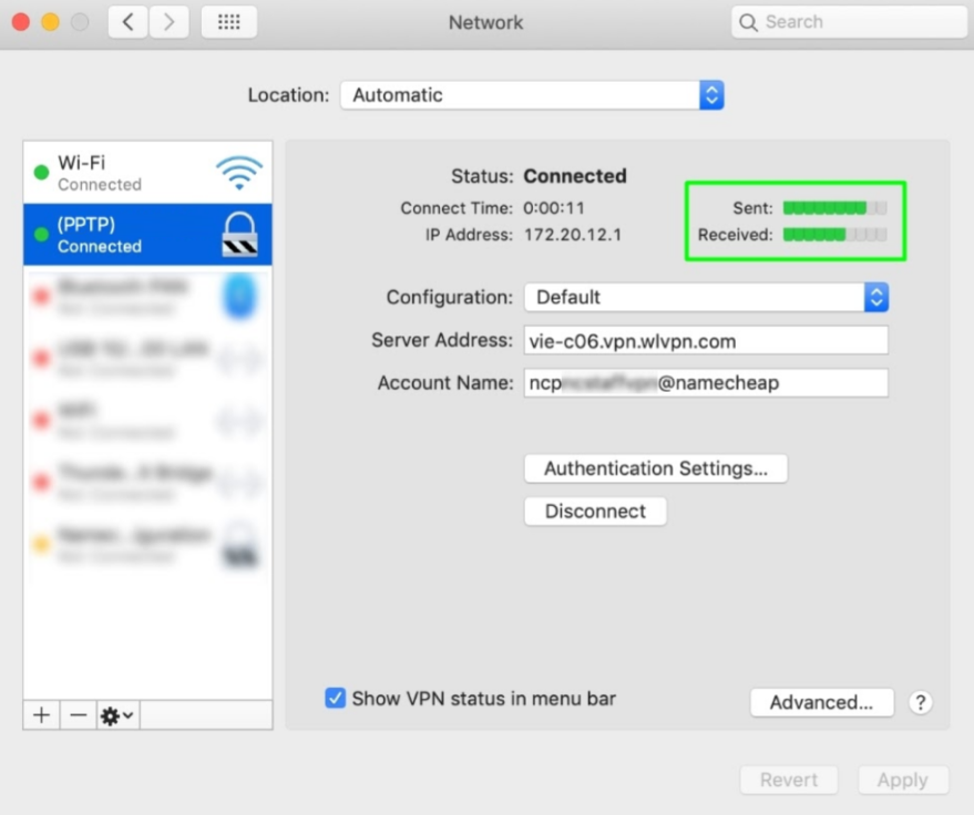 pptp vpn mac high sierra