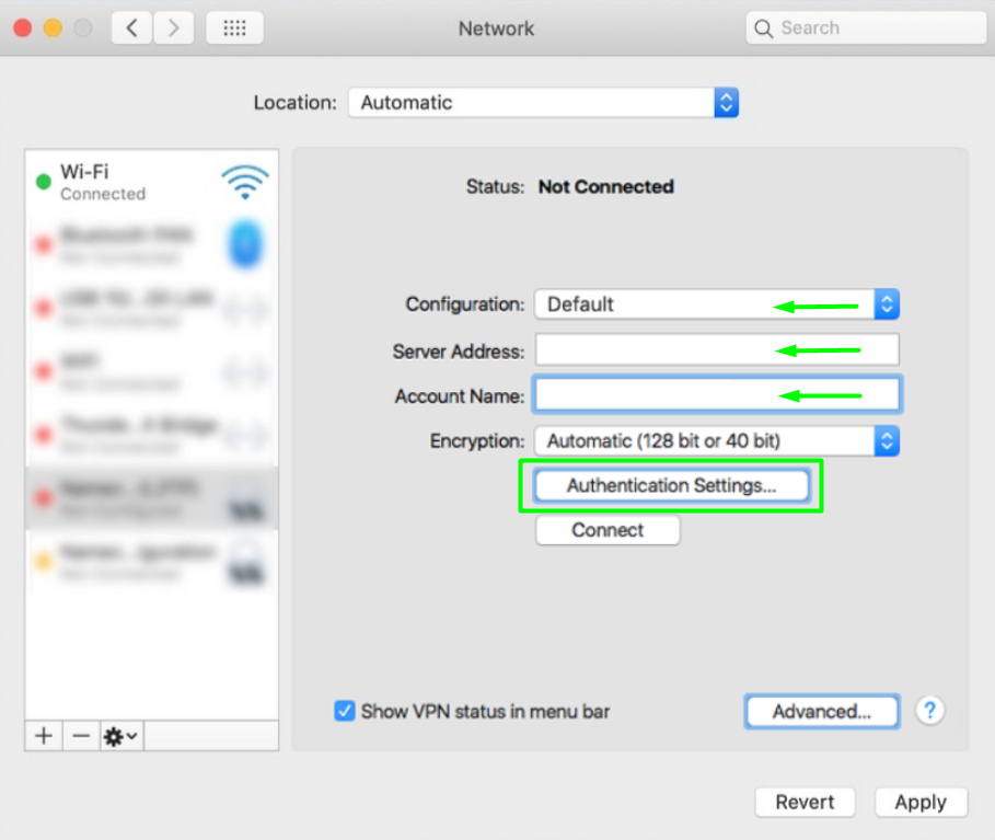 how to st up vpnbook pptp on mac