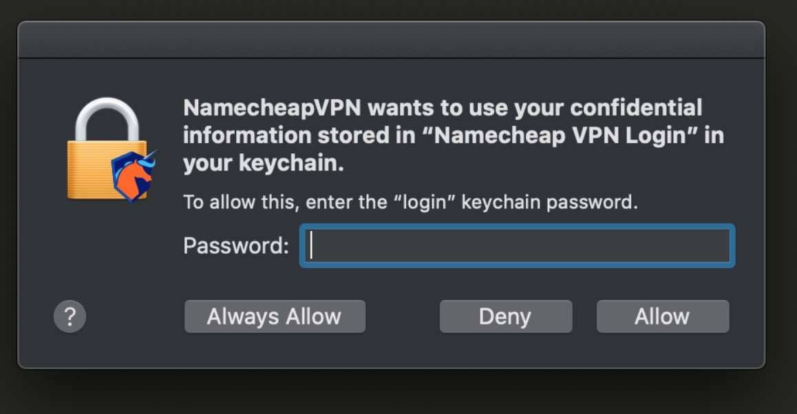 How to reinstall VPN on MacOS using Keychain Apps