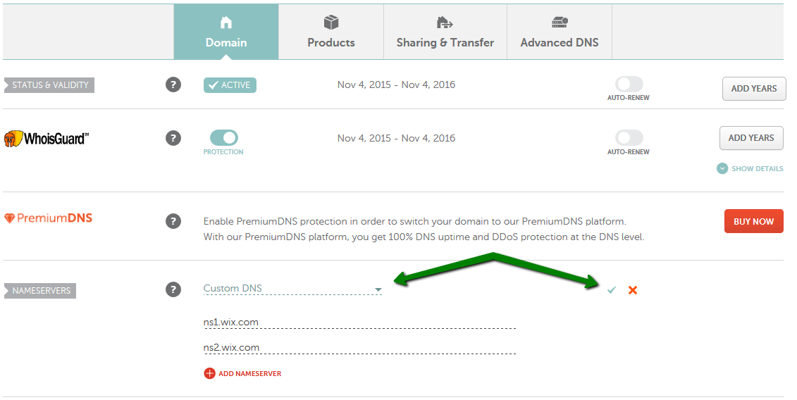 How Do I Link My Domain To My Wix Account Domains Namecheap Com