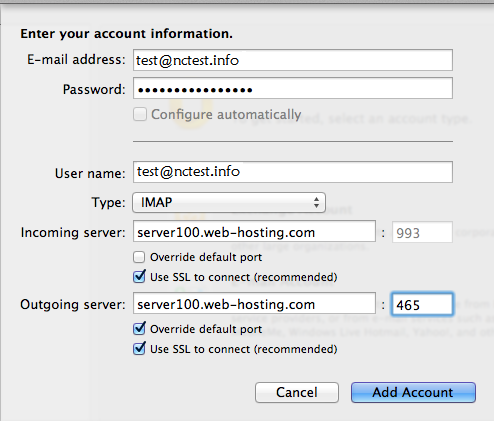 add account outlook for mac