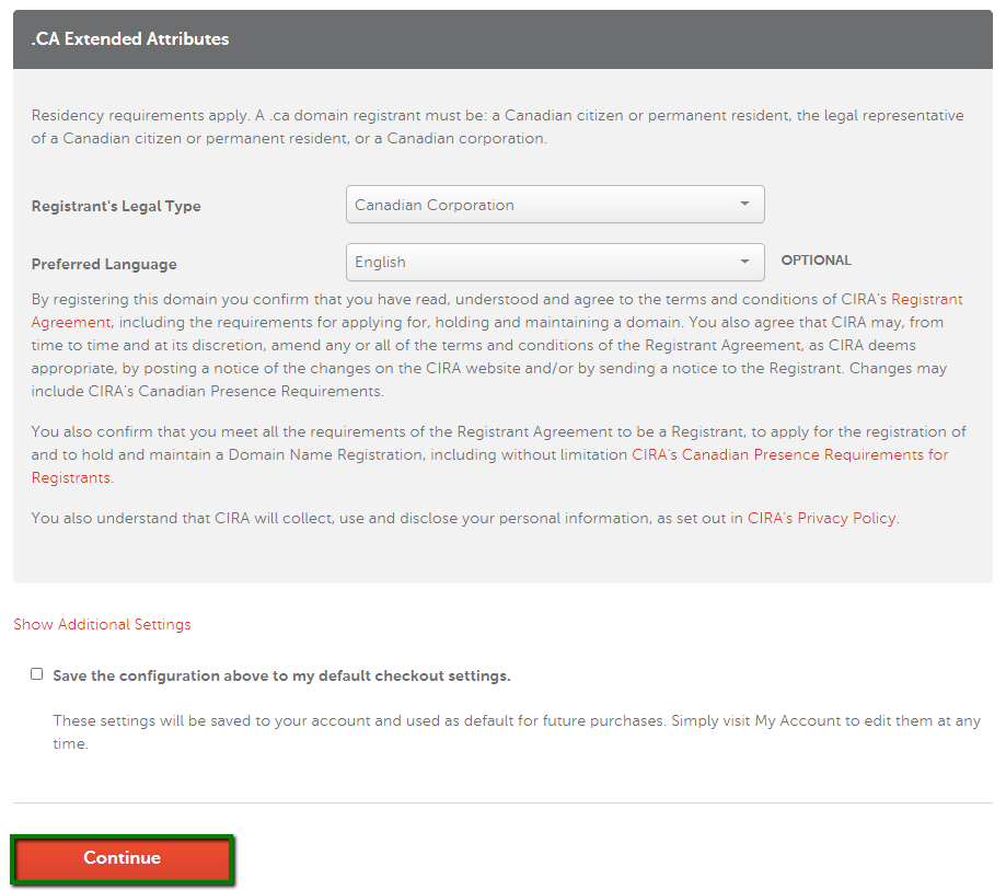 WHOIS Lookup for Canadian Domains