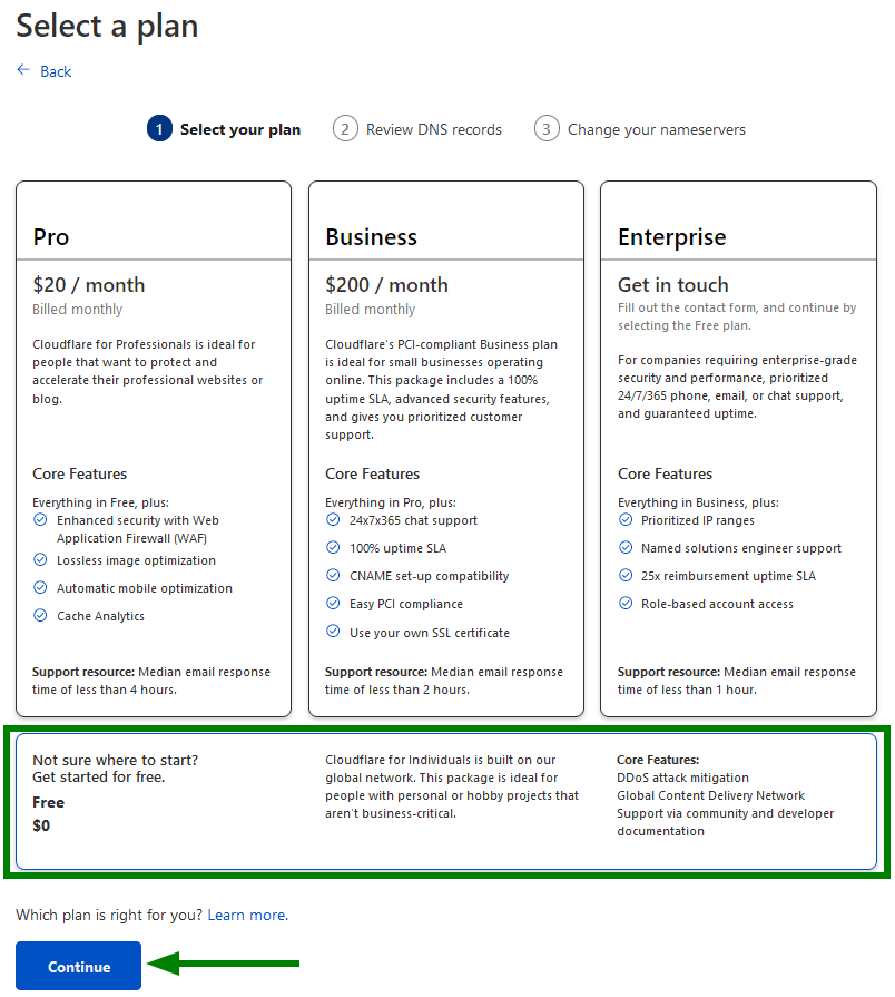 Cloudflare Registrar, New Domain Registration