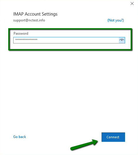 unable to connect to myhosting from outlook for mac