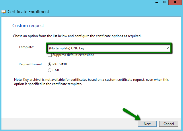 to generate CSR code on a Windows-based server without Manager - SSL Certificates - Namecheap.com