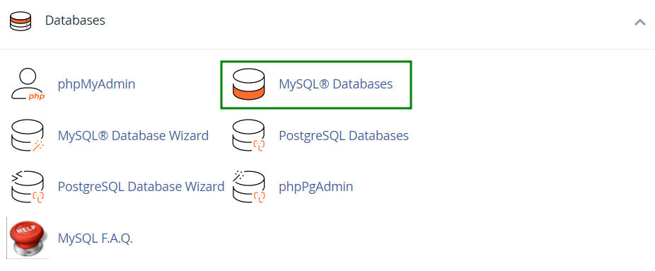 How to create a database