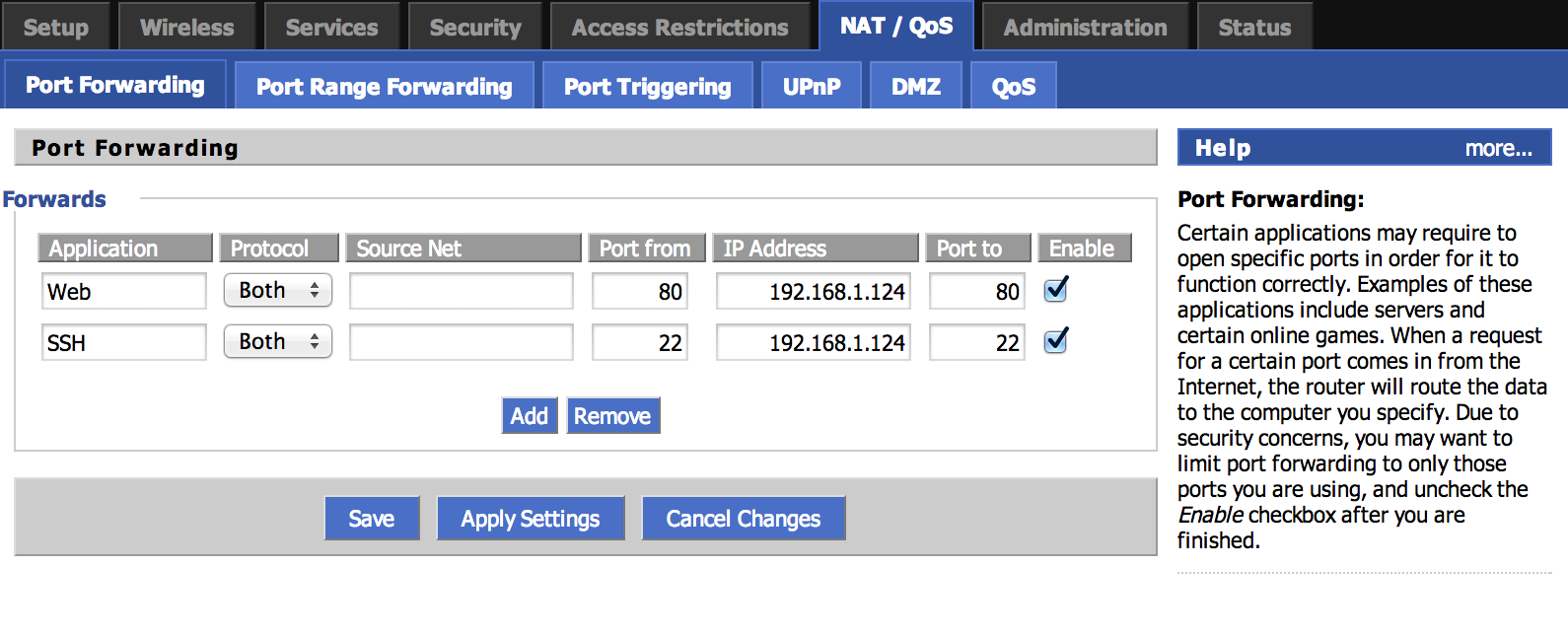 port forwarding ddwrt windows terminal services