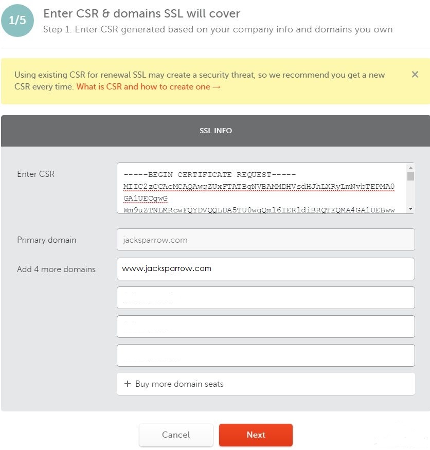 Difference between domain/www in the CSR - SSL Certificates Namecheap.com