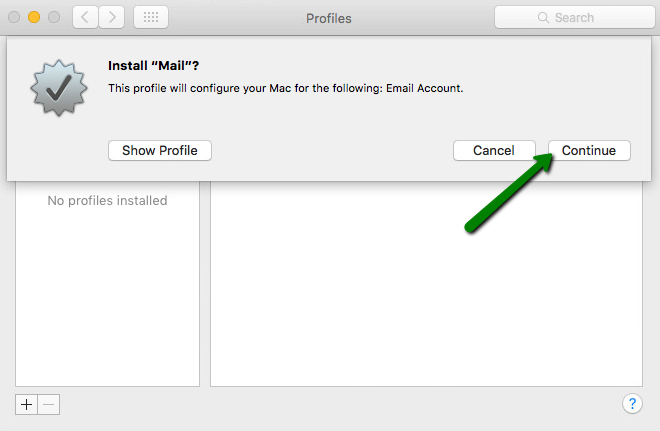 gmail settings for mac mail el capitan