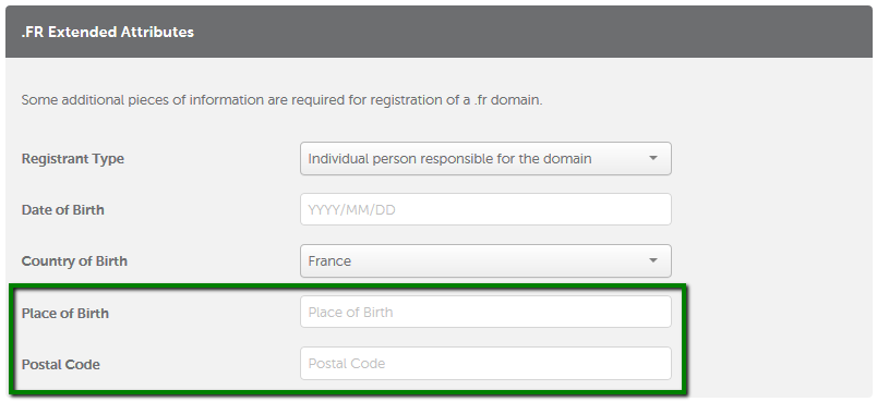 French Domain Name Registrar