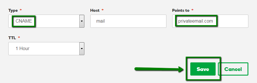 Namecheap Private Email DNS Records Setup For Domains Registered With GoDad