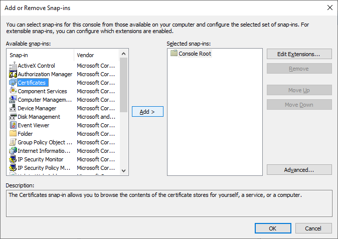 How to export certificates between Windows servers - SSL - Namecheap.com