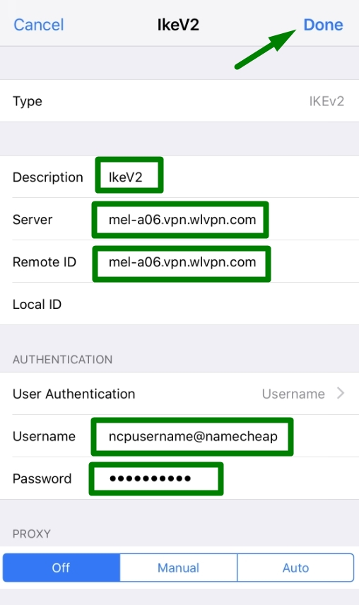 Come posso aggiungere Ikev2 VPN a iPhone?