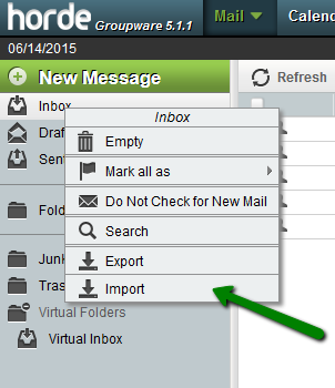 cpanel export email account for mac mail