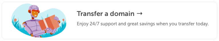 Transfer a domain
