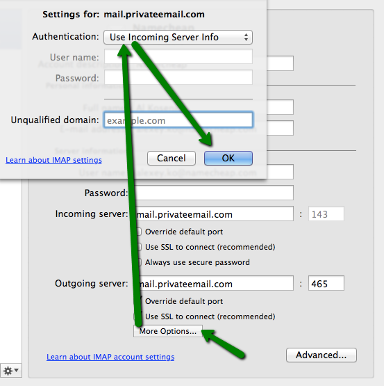 server connection status not connected outlook for mac 2011 imap 2011