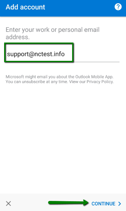 Private Email Account Setup In Outlook For Android Email Service Namecheap Com