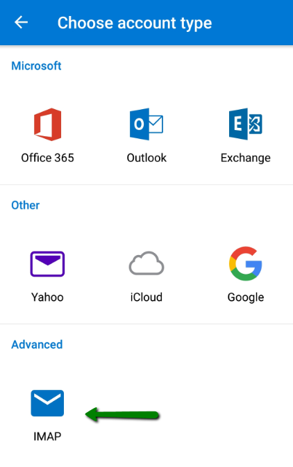 add email account to outlook android