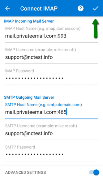 Private Email Account Setup In Outlook For Android Email Service Namecheap Com