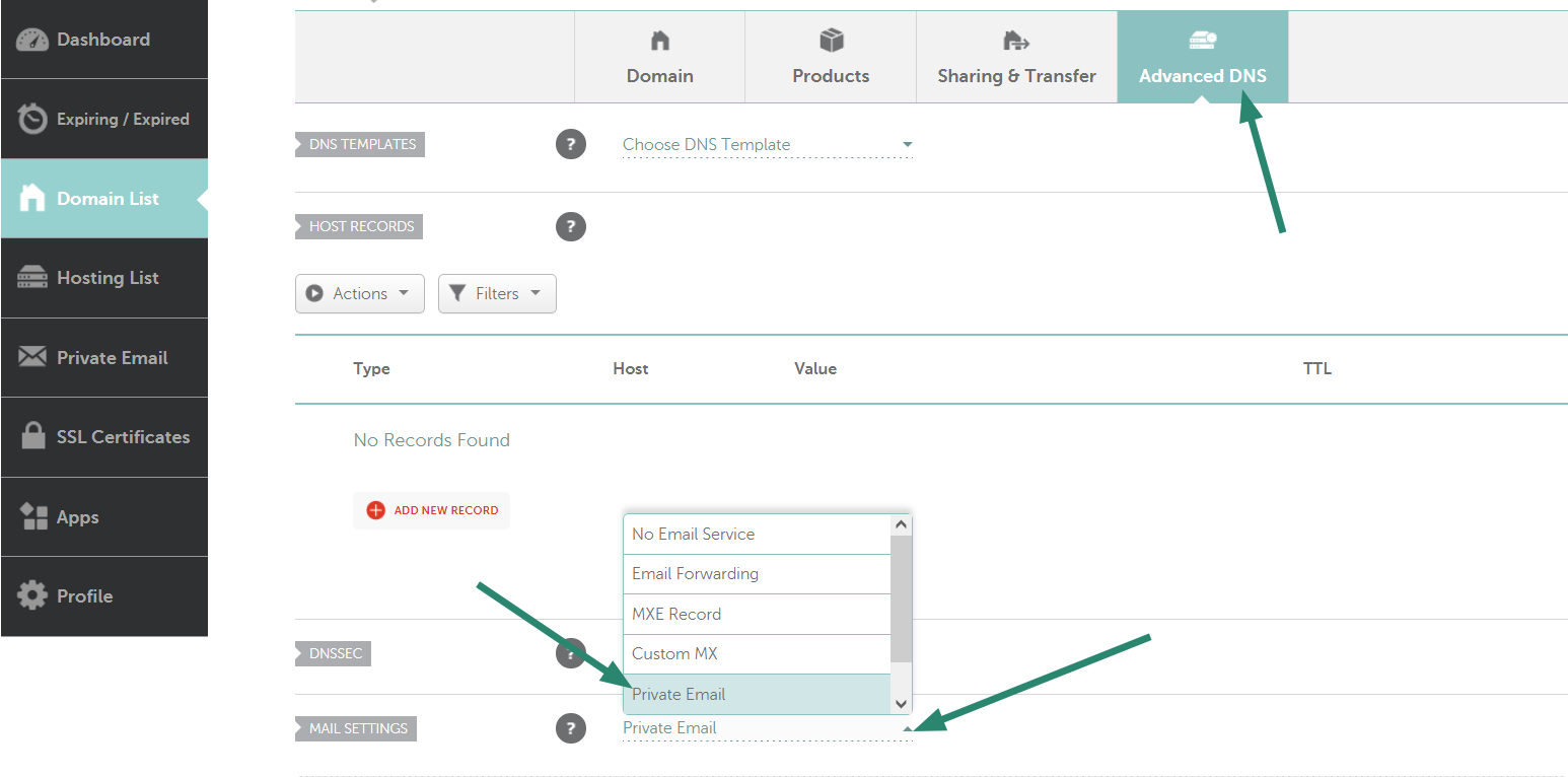 namecheap-private-email-dns-records-for-domains-on-namecheap-basic