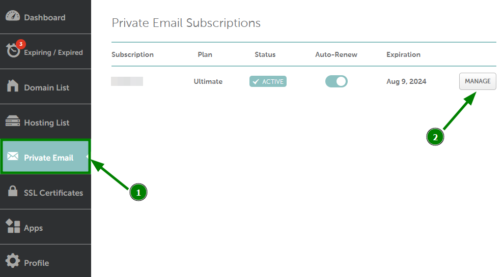 Logging into your domain email account via webmail