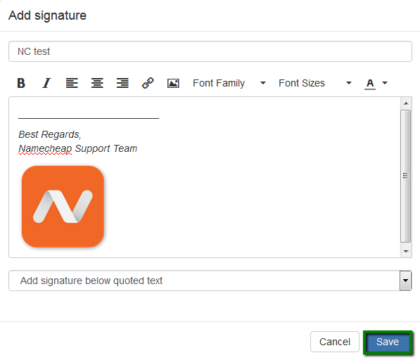 How to Easily Create an Email Signature in Webmail