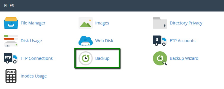 cpanel backup