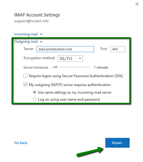 private-email-account-setup-in-outlook-2019-email-service-namecheap