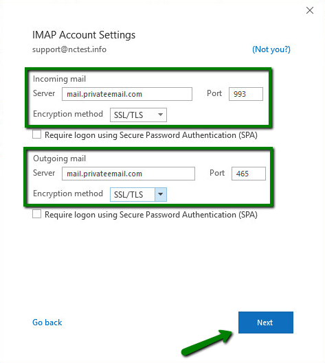 gsuite email settings pop3