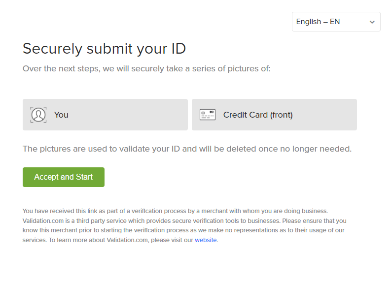 Identity and payment verification - My Account - Namecheap.com