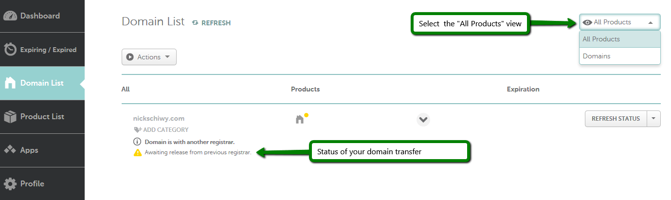 Transfer Statuses Domain Transfers Namecheap Com