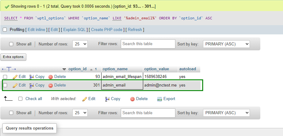 How to update WordPress admin email via a database - Hosting ...