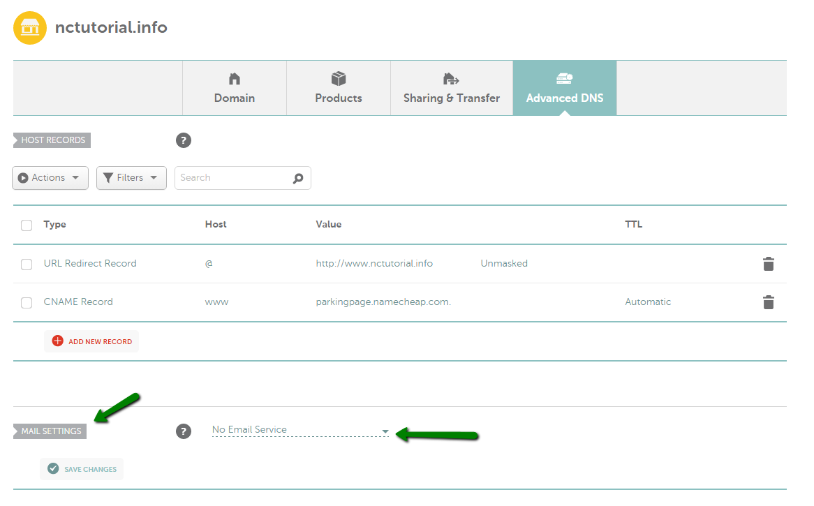 How Can I Set Up Mx Records Required For Mail Service Domains Namecheap Com