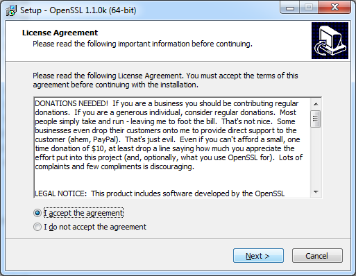 Openssl support. OPENSSL Windows.