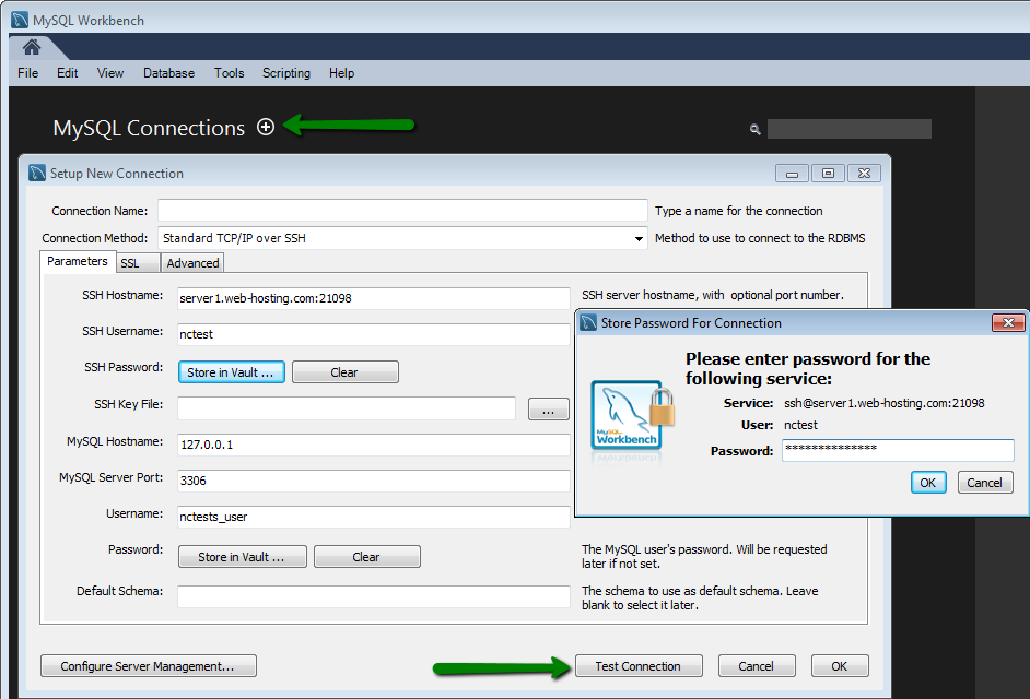 How To Connect To A Database Using Workbench Mysql Client Help Center 6879