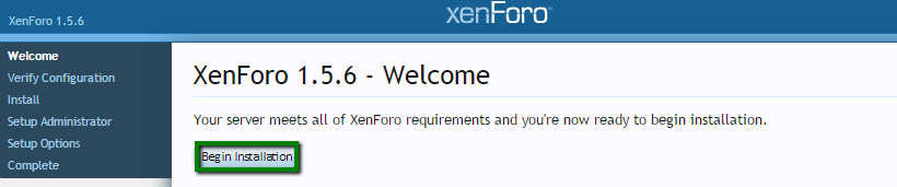 XenForo forum installation, securing, and configuring