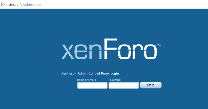 xenforo webpage capture