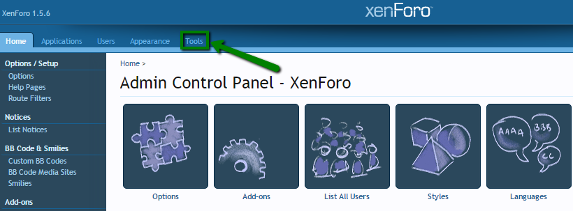 XenForo forum installation, securing, and configuring